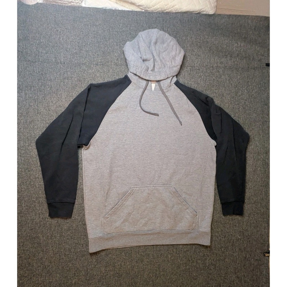 Columbia Hoodie Mens L Gray Pullover Outdoor Hooded Sweatshirt Jacket‎ Hiking